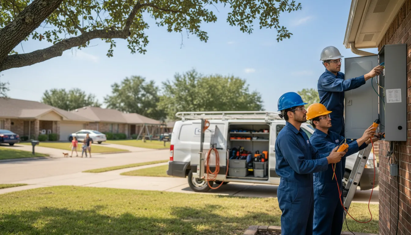 Certified electrician providing emergency electrical services in Red Oak, VA